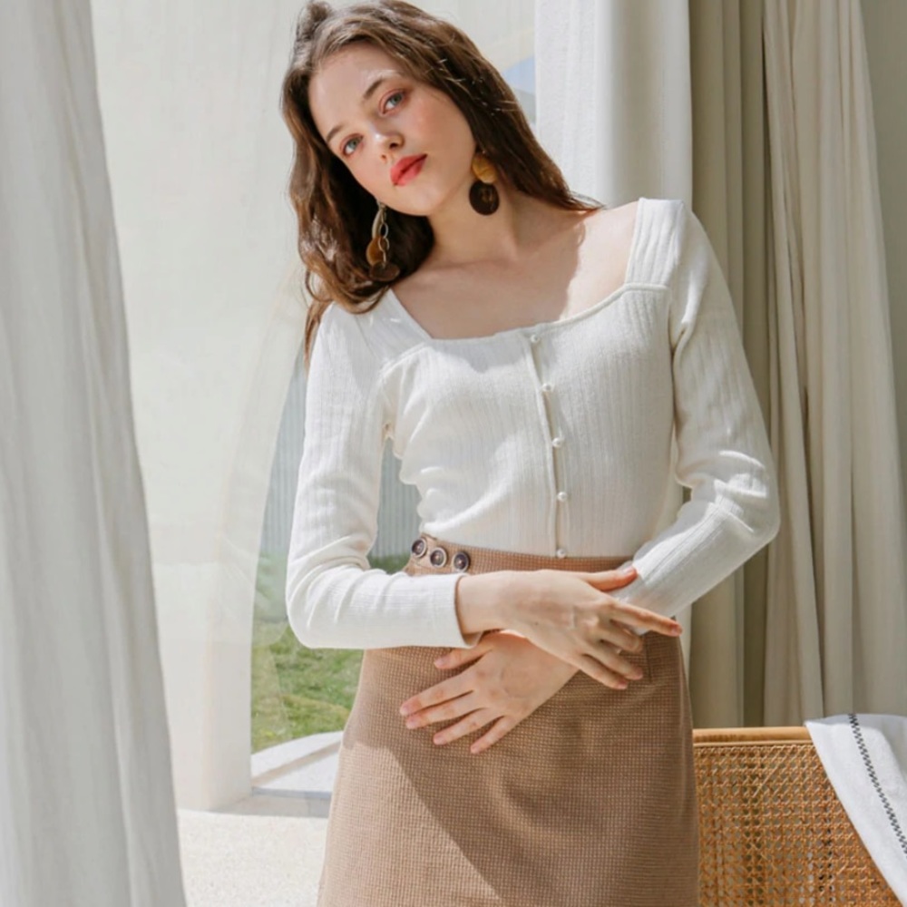 Petite Studio Juliet White Top